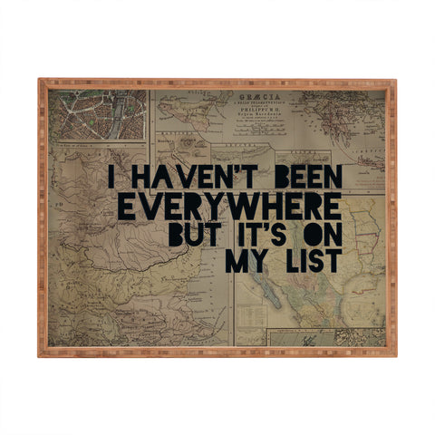 Leah Flores Everywhere Rectangular Tray