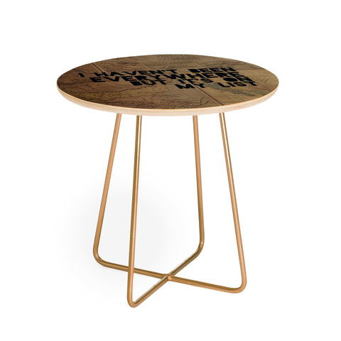 Leah Flores Everywhere Round Side Table