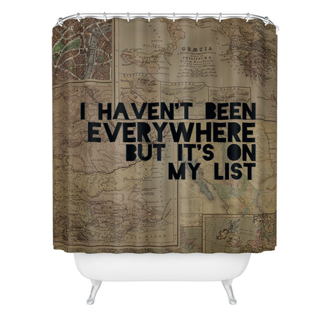 Leah Flores Everywhere Shower Curtain