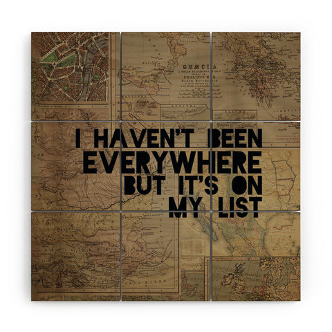 Leah Flores Everywhere Wood Wall Mural