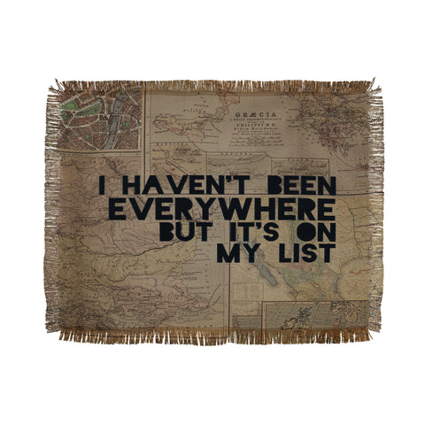 Leah Flores Everywhere Throw Blanket