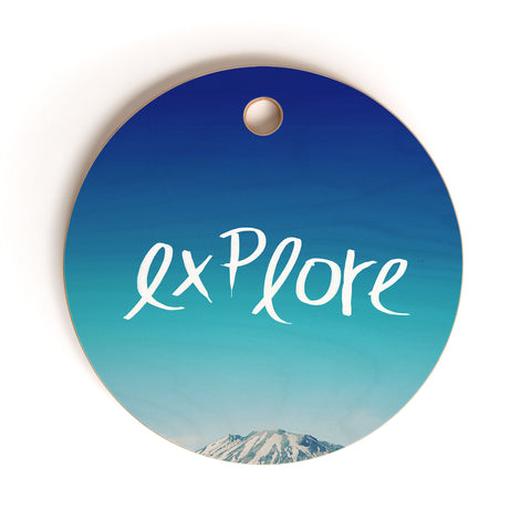 Leah Flores Explore Cutting Board Round