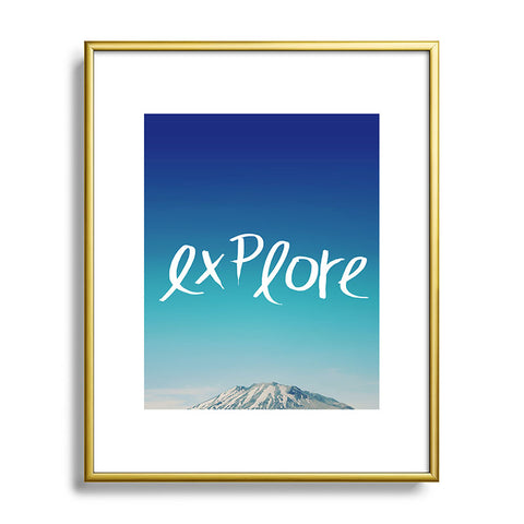 Leah Flores Explore Metal Framed Art Print