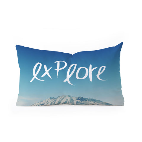 Leah Flores Explore Oblong Throw Pillow