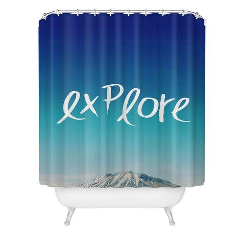 Leah Flores Explore Shower Curtain