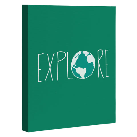 Leah Flores Explore The Globe Art Canvas