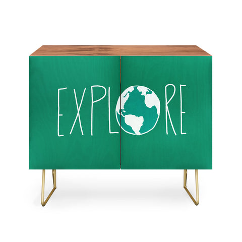 Leah Flores Explore The Globe Credenza