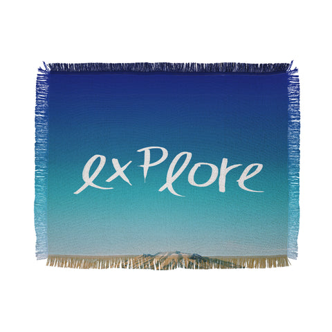 Leah Flores Explore Throw Blanket