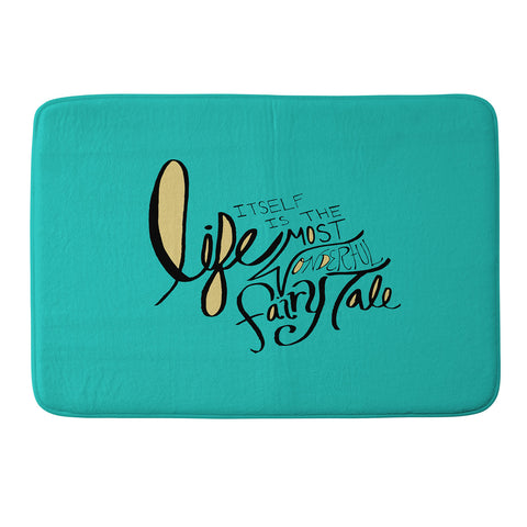 Leah Flores Fairy Tale Memory Foam Bath Mat