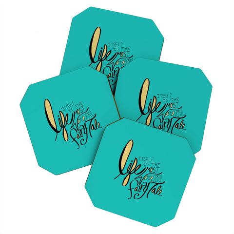 Leah Flores Fairy Tale Coaster Set