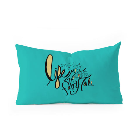 Leah Flores Fairy Tale Oblong Throw Pillow