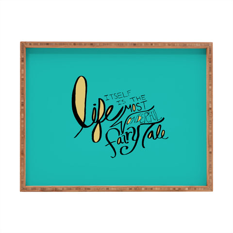 Leah Flores Fairy Tale Rectangular Tray