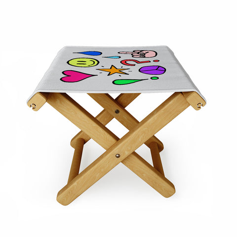 Leah Flores Feelings Folding Stool