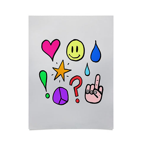 Leah Flores Feelings Poster