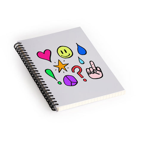 Leah Flores Feelings Spiral Notebook