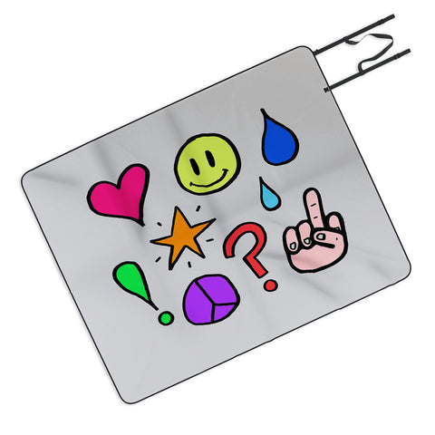 Leah Flores Feelings Picnic Blanket