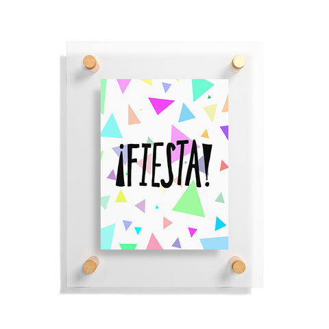 Leah Flores Fiesta Time Floating Acrylic Print