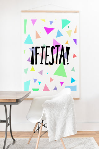 Leah Flores Fiesta Time Art Print And Hanger