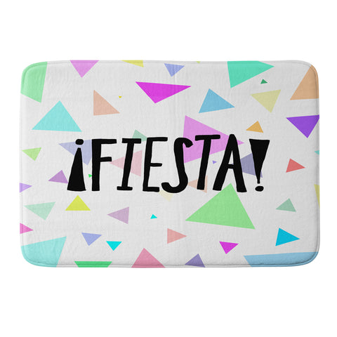 Leah Flores Fiesta Time Memory Foam Bath Mat