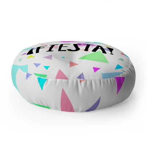 Leah Flores Fiesta Time Floor Pillow Round