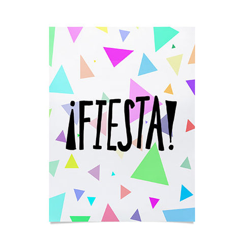 Leah Flores Fiesta Time Poster