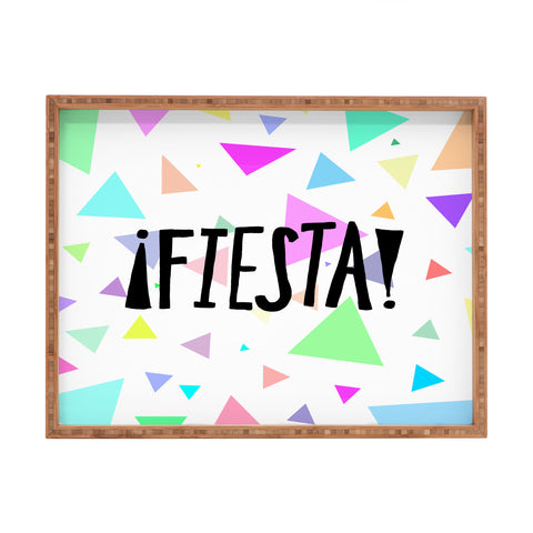 Leah Flores Fiesta Time Rectangular Tray