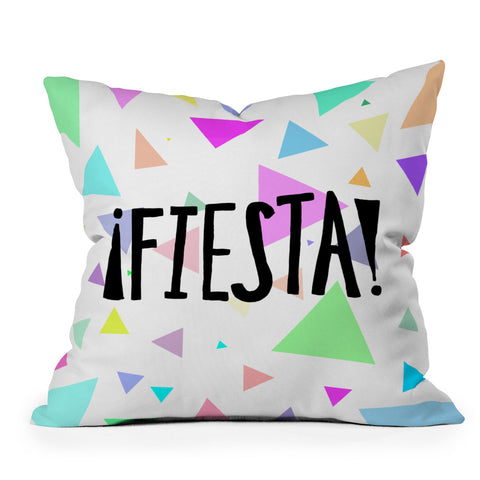Leah Flores Fiesta Time Throw Pillow