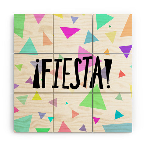Leah Flores Fiesta Time Wood Wall Mural