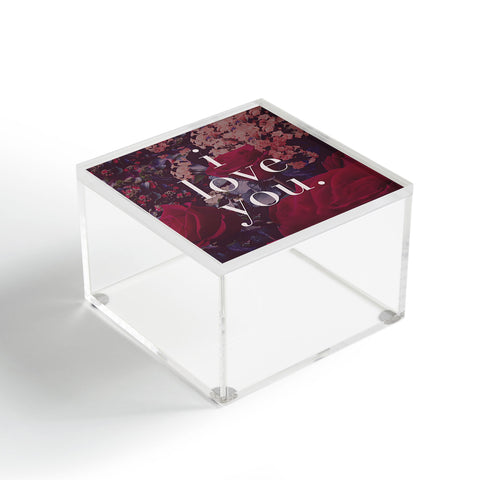 Leah Flores Floral Love Acrylic Box
