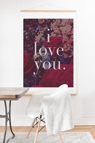 Leah Flores Floral Love Art Print And Hanger