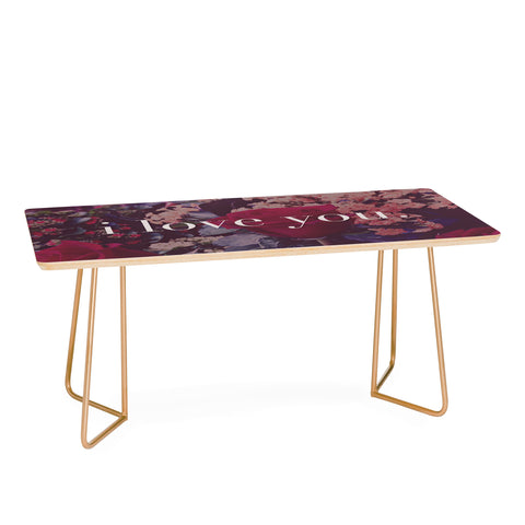 Leah Flores Floral Love Coffee Table