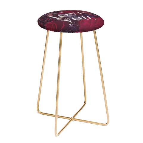 Leah Flores Floral Love Counter Stool