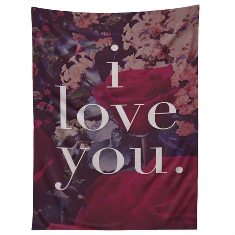 Leah Flores Floral Love Tapestry