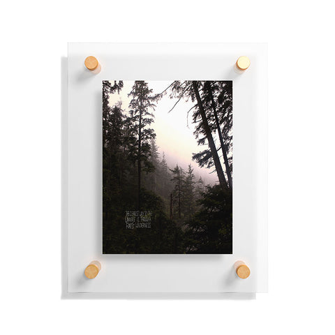 Leah Flores Forest Universe Floating Acrylic Print