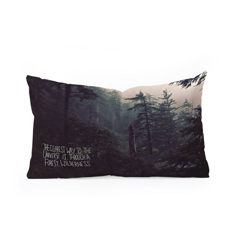Leah Flores Forest Universe Oblong Throw Pillow