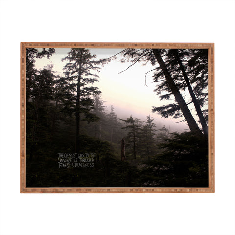 Leah Flores Forest Universe Rectangular Tray