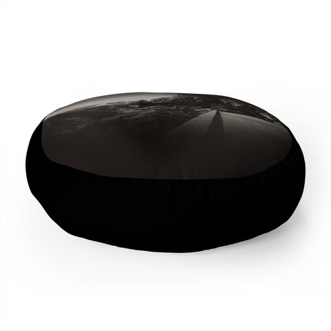 Leah Flores Get Lost Somewhere Floor Pillow Round