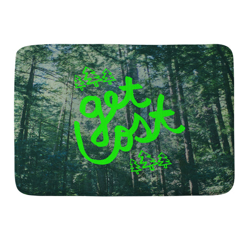 Leah Flores Get Lost X Muir Woods Memory Foam Bath Mat