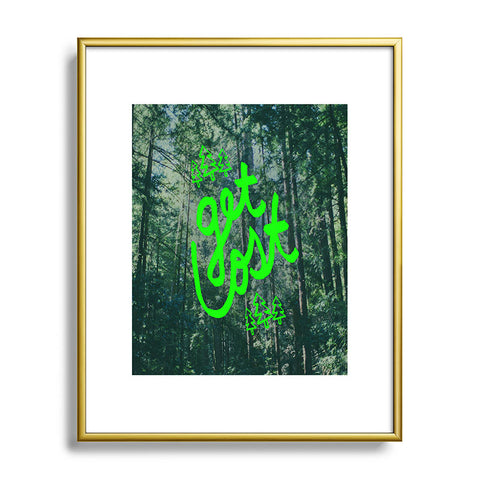 Leah Flores Get Lost X Muir Woods Metal Framed Art Print