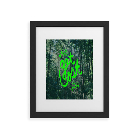 Leah Flores Get Lost X Muir Woods Framed Art Print