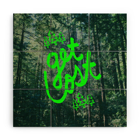 Leah Flores Get Lost X Muir Woods Wood Wall Mural