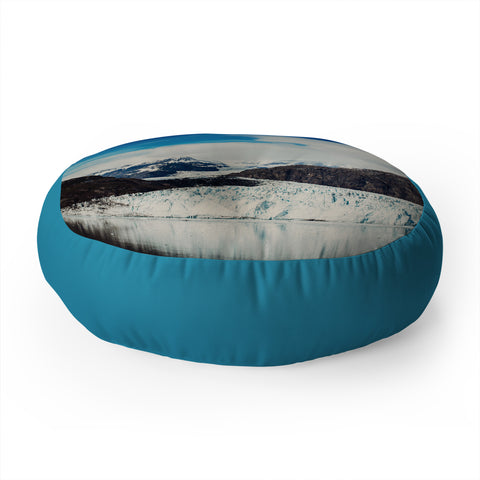 Leah Flores Glacier Bay National Park Floor Pillow Round
