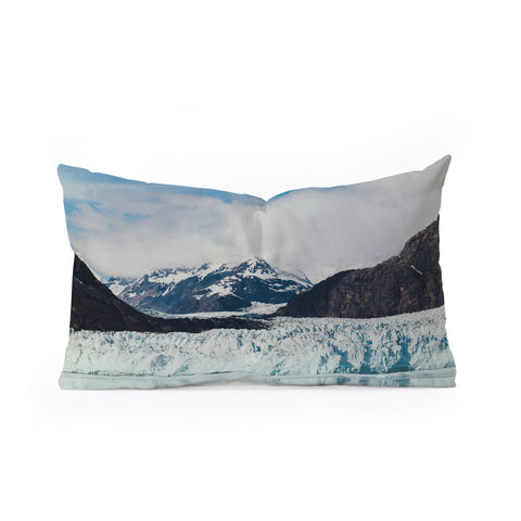 Leah Flores Glacier Bay National Park Oblong Throw Pillow