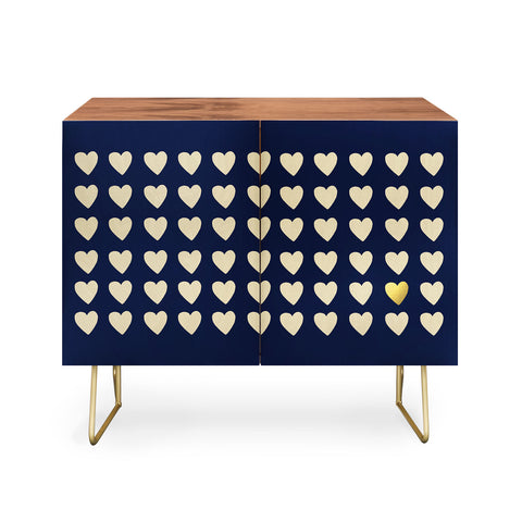 Leah Flores Gold Heart Credenza