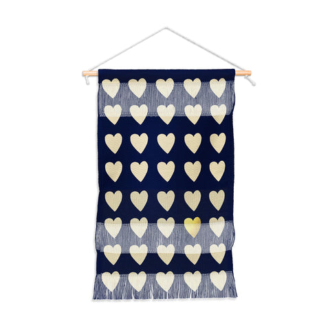 Leah Flores Gold Heart Wall Hanging Portrait