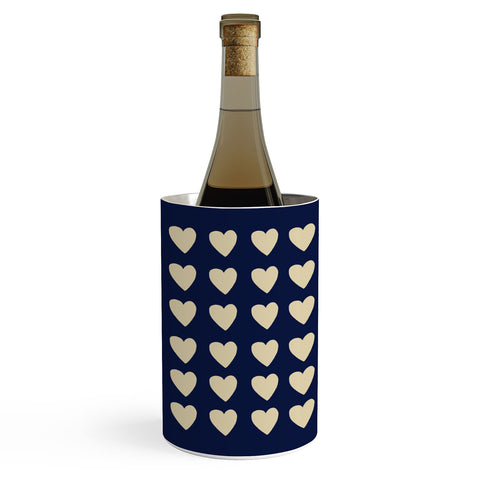 Leah Flores Gold Heart Wine Chiller