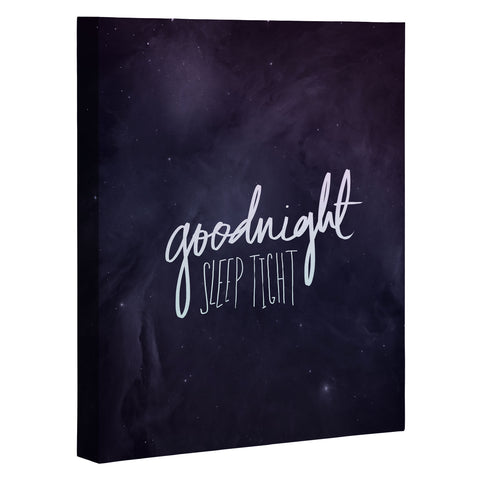 Leah Flores Goodnight Art Canvas