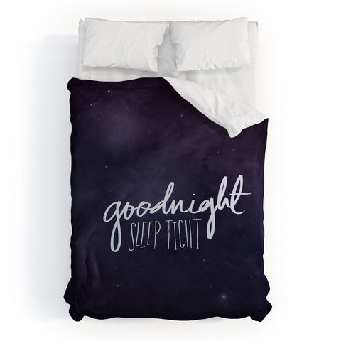 Leah Flores Goodnight Duvet Cover