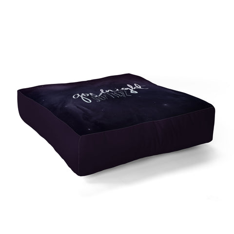 Leah Flores Goodnight Floor Pillow Square