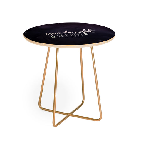 Leah Flores Goodnight Round Side Table